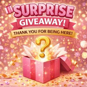 Pink and Gold Surprise Giveaway Box